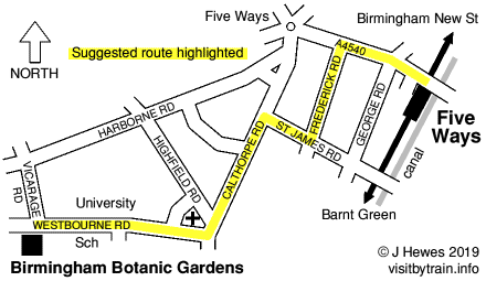 Five Ways map