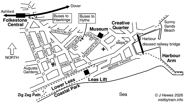 Folkestone map