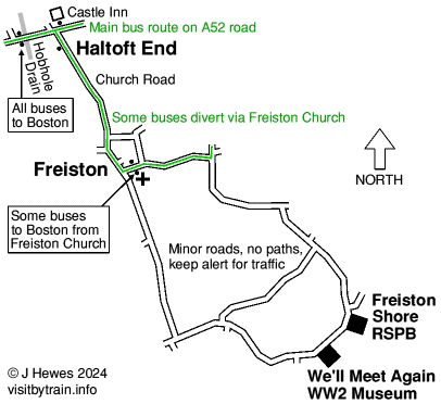 Freiston map