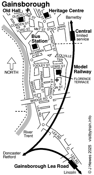 Gainsborough map