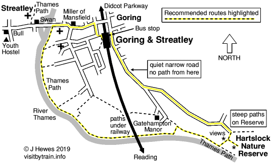 Goring & Streatley map