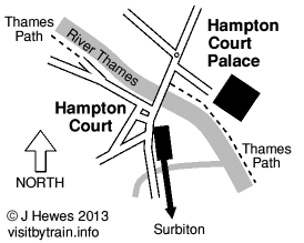 Hampton Court map