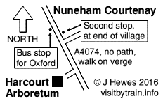 Harcourt Arboretum map