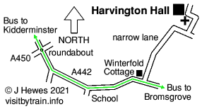 Harvington map