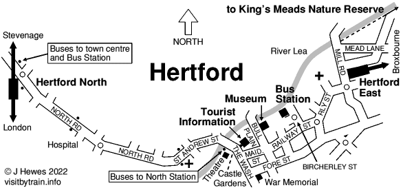 Hertford map
