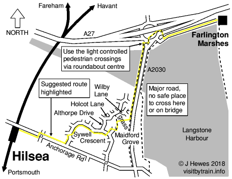 Hilsea map