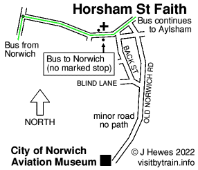 Horsham St Faith map
