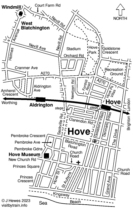 Hove map
