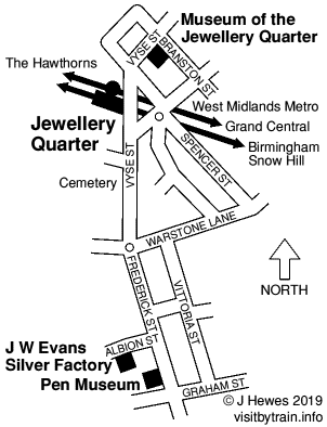 Jewellery Quarter map