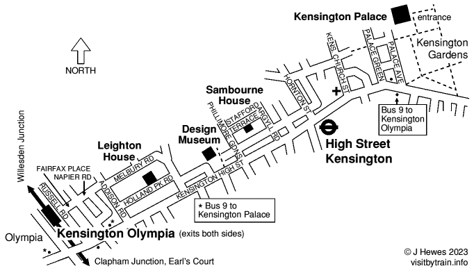 Kensington map