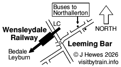 Leeming Bar map