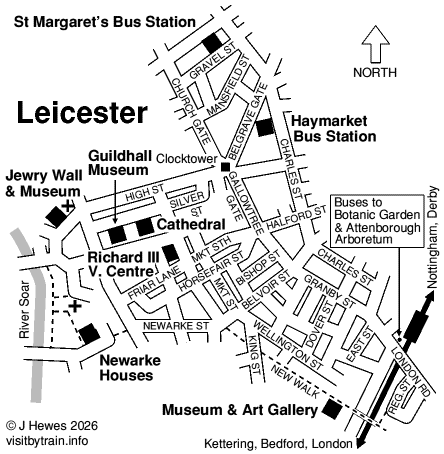 Leicester map