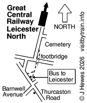 Leicester North map