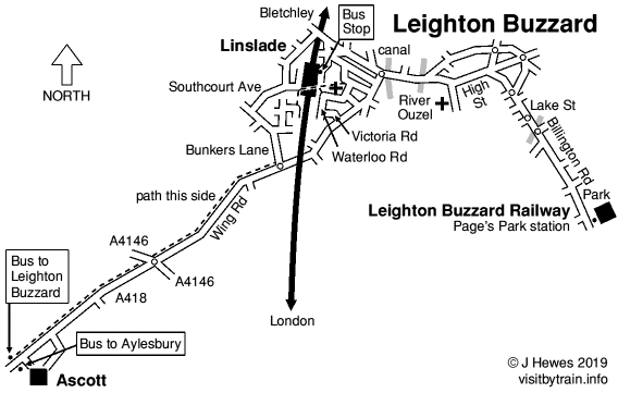 Leighton Buzzard map