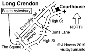 Long Crendon map