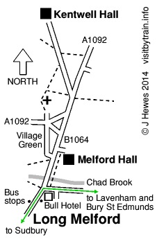 Long Melford map