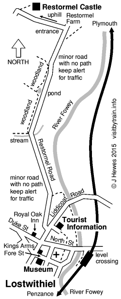 Lostwithiel map