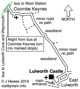 Lulworth Castle map