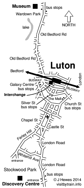 Luton map