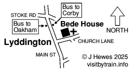Lyddington map