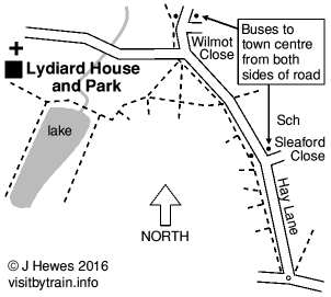 Lydiard Park map