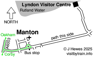Manton and Lyndon Visitor Centre map