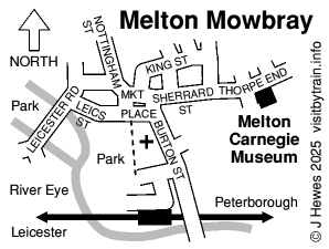 Melton Mowbray map