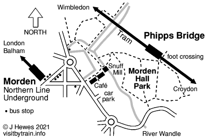 Phipps Bridge map