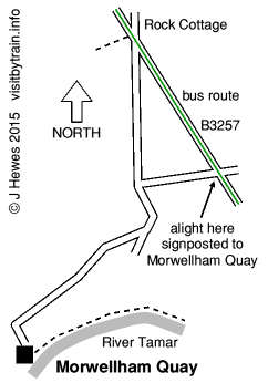Morwellham Quay map