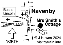Navenby map