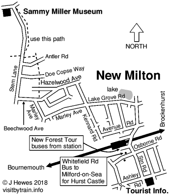 New Milton map