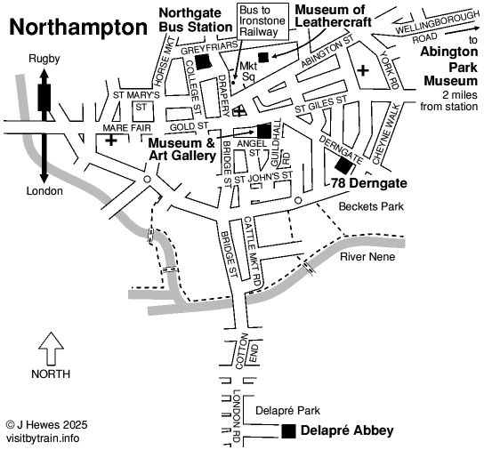 Northampton map