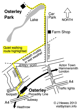 Osterley map