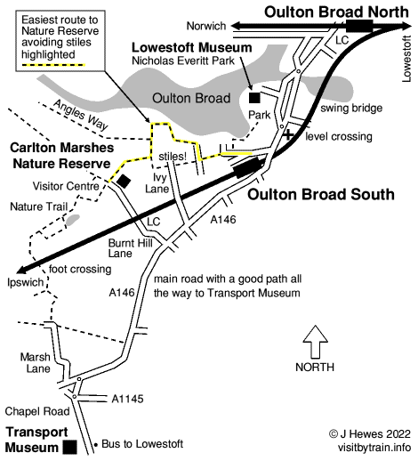 Oulton Broad map