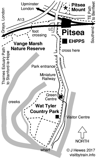Pitsea map