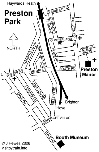 Preston Park map