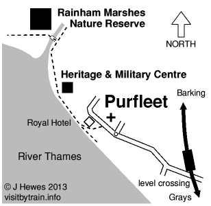 Purfleet map