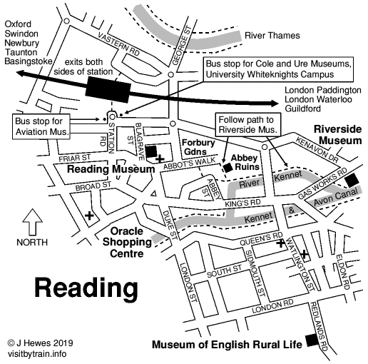 Reading attractions map