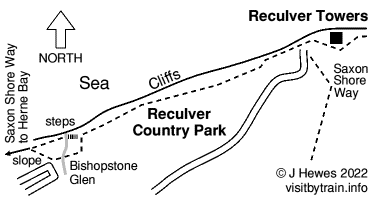 Reculver map