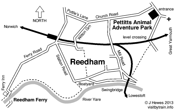 Reedham map