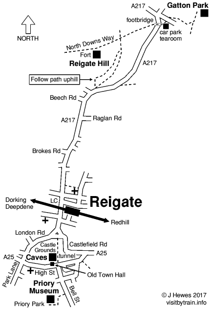 Reigate map