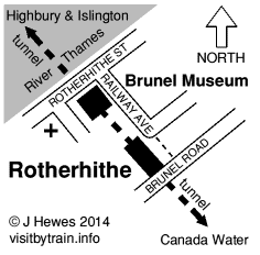 Rotherhithe map