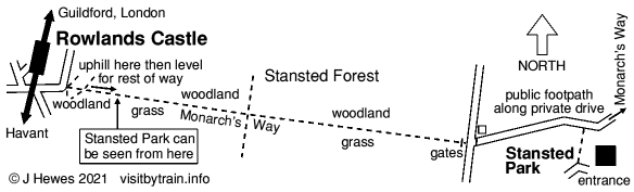 Rowlands Castle map