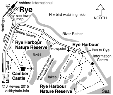 Rye Harbour map