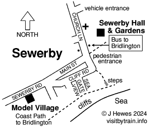 Sewerby map