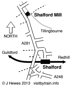 Shalford map