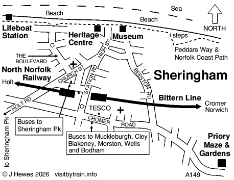 Sheringham map