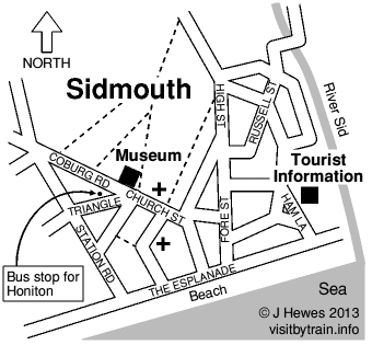 Sidmouth map