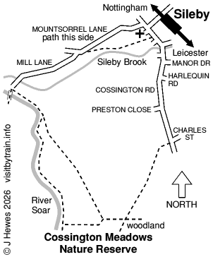 Sileby map