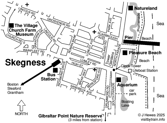 Skegness map